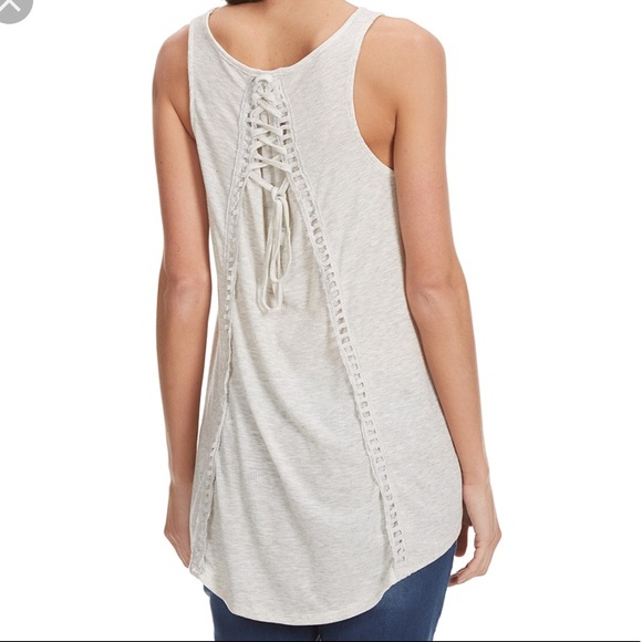 Anthropologie Tops - ANTHROPOLOGIE | Thyme & Honey Lace Back Tank